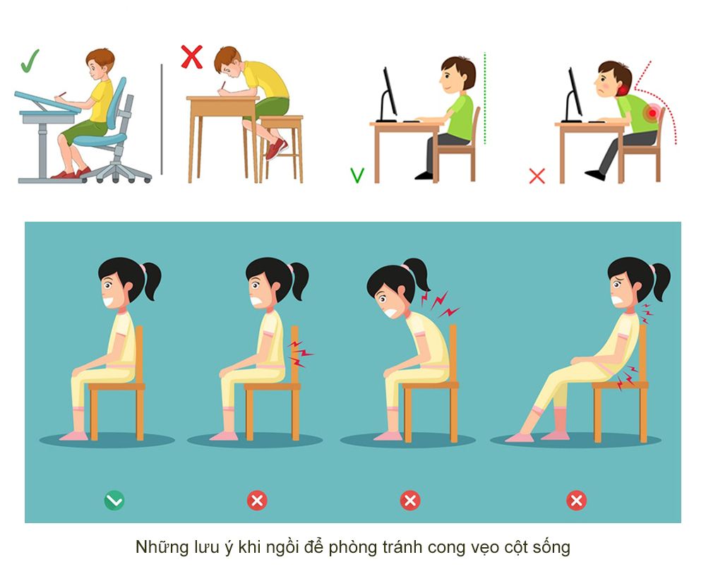 Cách ngăn ngừa và chăm sóc cho sức khỏe cột sống