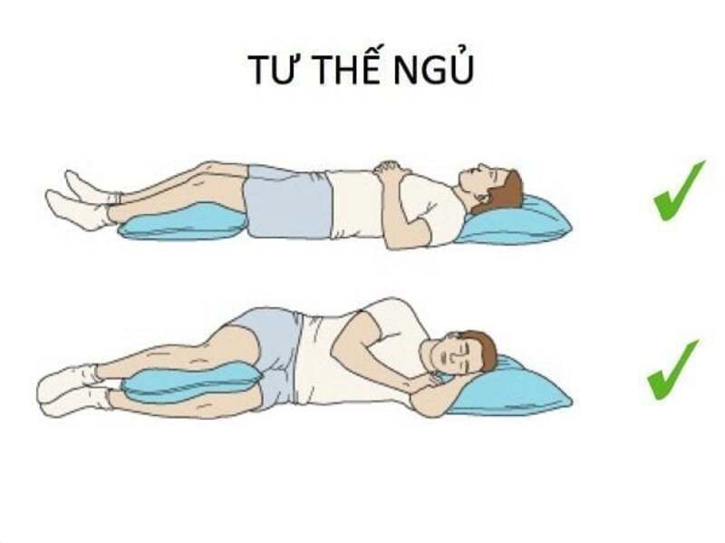 tư thế nằm ngủ đúng